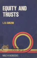 Equity and trusts（1985 PDF版）