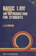 BASIC LAW  AN INTRODUCTION FOR STUDENTS  SECOND EDITION（1985 PDF版）