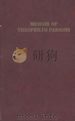 MEMOIR OF THEOPHILUS PARSONS（1970 PDF版）