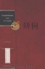 CONSTITUTIONAL LAW OF CANADA  SECOND EDITION（1985 PDF版）