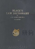 BLACK'S LAW DICTIONARY  FIFTH EDITION（1979 PDF版）