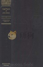 LEGAL PAPERS OF JOHN ADAMS  VOLUME 1（1965 PDF版）