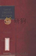 LAW OF TRUSTS IN CANADA  SECOND EDITION（1984 PDF版）
