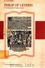 PHILIP OF LEYDEN:A FOURTEENTH CENTURY JURIST（1981 PDF版）