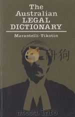THE AUSTRALIAN LEGAL DICTIONARY  SECOND EDITION（1985 PDF版）