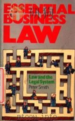 ESSENTIAL BUSINESS LAW  LAW AND THE LEGAL SYSTEM（1979 PDF版）