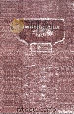 ADMINISTRATIVE LAW（1951 PDF版）