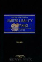 RIBSTEIN AND KEATINGE ON LIMITED LIABILITY COMPANIES  VOLUME 1  SECOND EDITION（1996 PDF版）