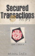 SECURED TRANSACTIONS  IN A NUTSHELL  SECOND EDITION（1981 PDF版）