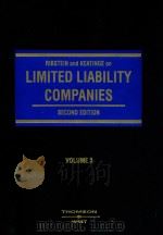 RIBSTEIN AND KEATINGE ON LIMITED LIABILITY COMPANIES VOLUME 3 SECOND EDITION 1996 PDF电子版封面