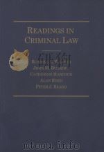 Readings in Criminal Law 1998 PDF电子版封面 9780870847769;0870847767