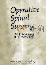 Operative spinal surgery（1991 PDF版）