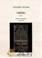Credo RV 591 canto e pianoforte vocal score（1970 PDF版）