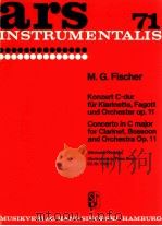 ars 71 concerto in c major for clarinet bassoon and Orchestra op.11 Michaels/Hennige Klavierauszug E（1977 PDF版）