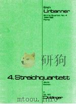 4.Streichquartett 1991/92 Stimmen 06 160（1994 PDF版）