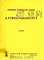 4 streichquartett stimmen（1966 PDF版）
