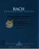 keyboard arrangements of works by other composers I six concertos after Vivaldi and Others BWV 972-9（1997 PDF版）