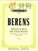 Neueste Schule der Gel?ufigkeit für Klavier Op.61 Heft Ⅲ Nr.3187c 1929 PDF电子版封面