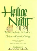 christmas carols for Strings easy score & parts 07 505（1960 PDF版）