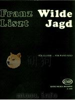 Franz liszt Wilde Jagd for piano solo Z.6496（1970 PDF版）