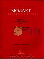 concerto in B-flat major for piano and Orchestra No.18 KV 456 piano reduction based on the urtext o 1991 PDF电子版封面 W.A.Mozart
