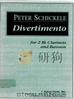 divertimento for 2 Bb clarinets and bassoon 1999 PDF电子版封面