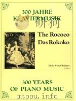 300 years of piano music The Rococo Z.8659（1980 PDF版）