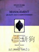 STUDY GUIDE FOR USE WITH MANAGEMENT QUALITY AND COMPETITIVENESS（1994 PDF版）