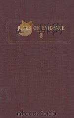 THE LAW OF EVIDENCE IN CIVIL CASES  VOLUME III  FOURTH EDITION（1938 PDF版）