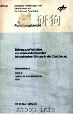DFVLR DEUTSCHE FORSCHUNGS-UND VERSUCHSANSTALT FUR LUFT-UND RAUMFAHRT FORSCHUNGSBERICHT（ PDF版）