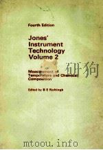 FOURTH EDITION JONES'INSTRUMENT TECHNOLOGY VOLUME 2 PDF电子版封面 B E NOLTINGK