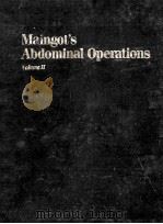 MAINGOT'S ABDOMINAL OPERATIONS VOLUME Ⅱ（1990 PDF版）