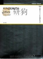 sonate for flute and piano ed 2522（1965 PDF版）