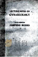 LECTURE NOTES ON GYNAECOLOGY  FIFTH EDITION（1983 PDF版）