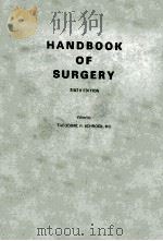 HANDBOOK OF SURGERY  SIXTH EDITION（1978 PDF版）