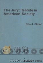 THE JURY:ITS ROLE IN AMERICAN SOCIETY（1980 PDF版）