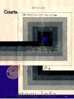 COURTS 1973 PDF电子版封面