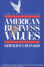 AMERICAN BUSINESS VALUES  THIRD EDITION（1990 PDF版）