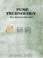 PUMP TECHNOLOGY NEW CHALLENGES-WHERE NEXT?（ PDF版）