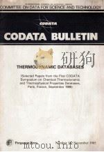THERMODYNAMIC DATABASES（1985 PDF版）