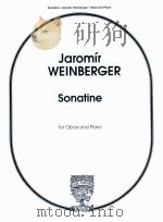 Sonatine for Oboe and Piano w1801 1940 PDF电子版封面
