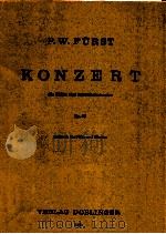 Konzert fur Flote und Streichorchester Op.50 Ausgabe fur Flote und Klavier 05 073 1974 PDF电子版封面