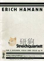 Streichquartett fur 2 Violinen Viola und Cello op.14（1954 PDF版）