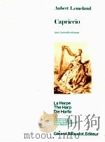 Capriccio pour clarinet et harpe la harpe the harp die harfe 1977 PDF电子版封面