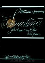 Sonatina for clarinet in B flat and piano（1978 PDF版）