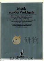 Musik aus der Vorklassik fur zwei Sopran-und eine Altblockflote oder drei andere Melodie-Instrumente（1957 PDF版）