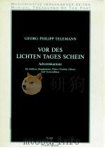 Vor Des Lichten Tages Schein Adventskantate fur mittlere Singstimme Flote Violine Oboe V 6122 1966 PDF电子版封面