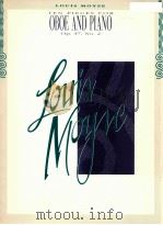 Ten Pieces for Oboe and Piano Op.37 No.2 ED.3798 1991 PDF电子版封面 Louis Moyse