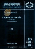 Chanson Valsee pour Hautbois avec accompagnement de Piano A.L.27.336 1988 PDF电子版封面