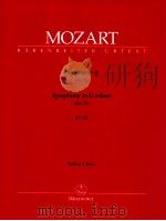 Symphony in G minor>>No.25<< KV 183 Urtext of the New Mozart-edition score BA 4748 1988 PDF电子版封面 W.A.Mozart